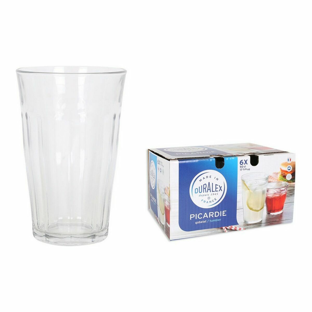 Glasset Duralex Picardie Glas (6 antal)