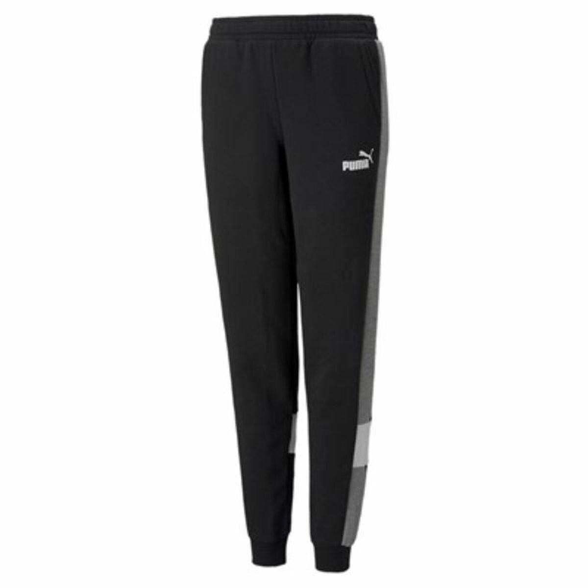 Dječji Donji Dio Trenirke Puma Essentials+ Colorblock K Crna
