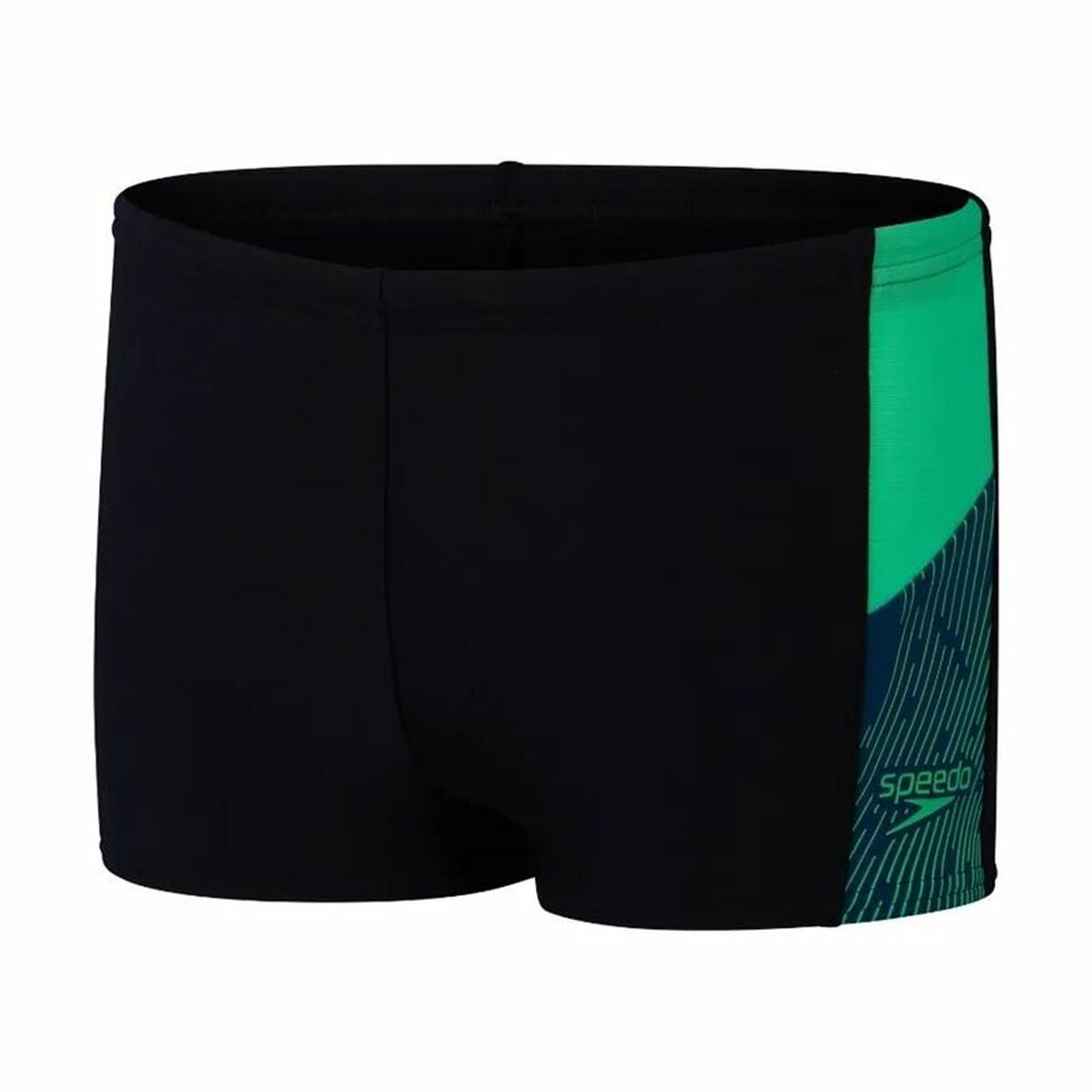 Badeshorts for Gutter Speedo Dive Aquashort Svart