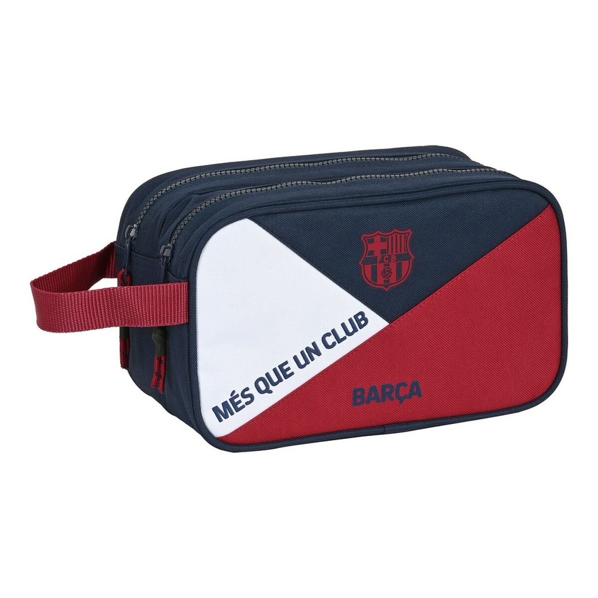 Trusă de Toaletă pentru Copii F.C. Barcelona Albastru Castaniu (26 x 15 x 12.5 cm)