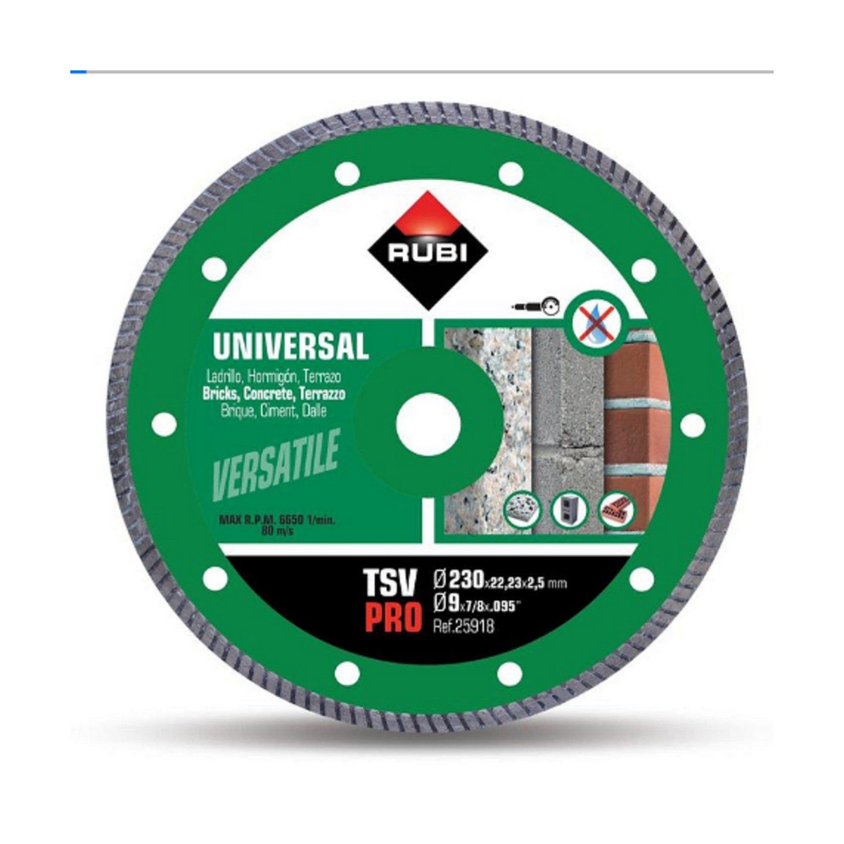 Disc de tăiere Rubi pro 25918 Ø 230 mm