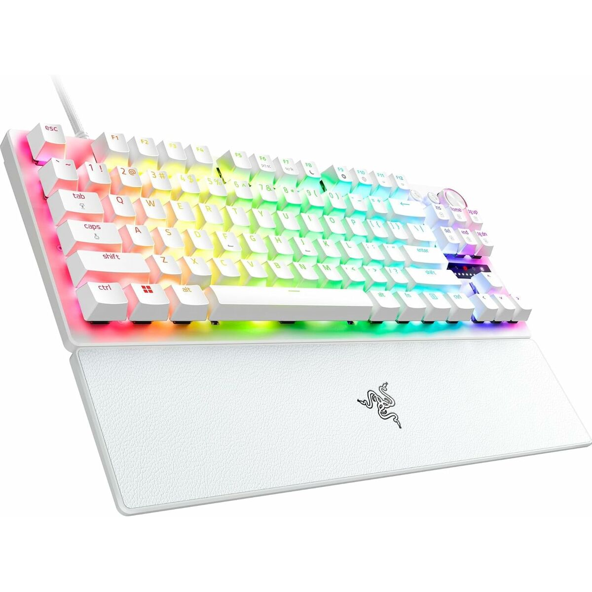 Klávesnica Razer Huntsman V3 Pro Biela Španielska Qwerty