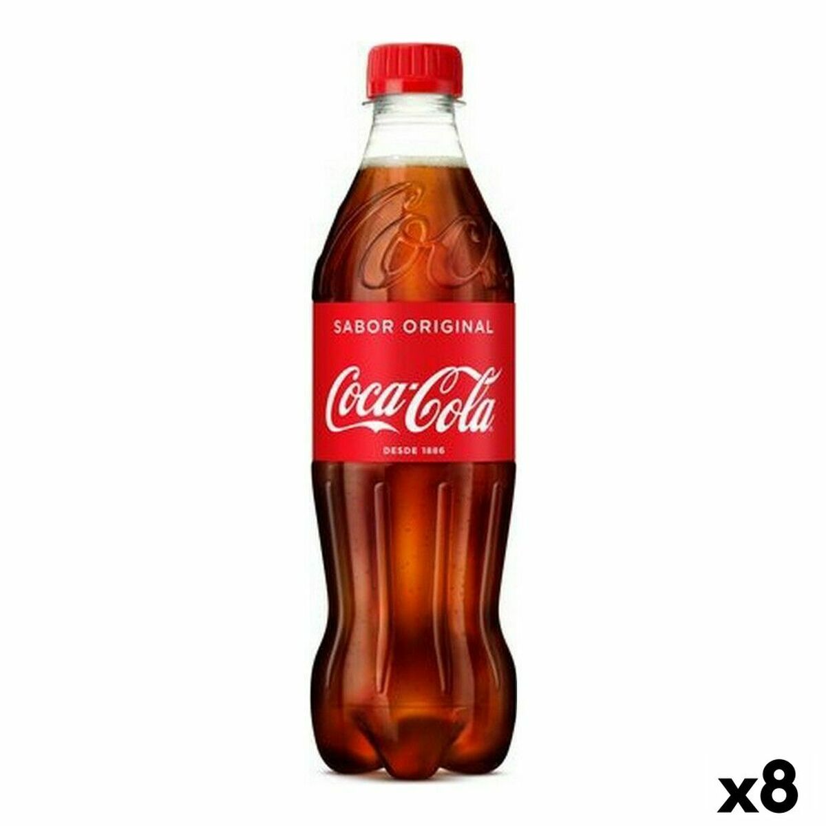 Boisson rafraîchissante Coca-Cola 50 cl (Pack 8 uds)