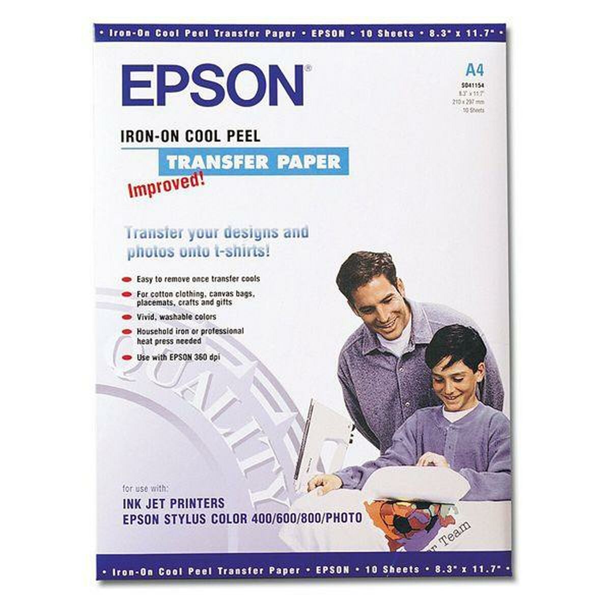Afbeeldingen van Glossy Photo Paper Epson White A4 10 Sheets