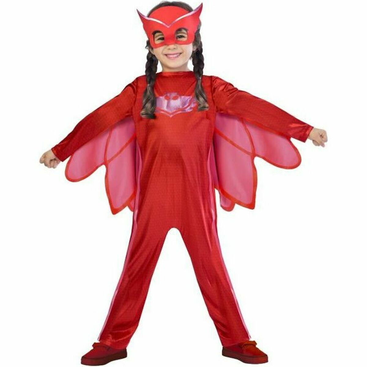 Kostume til børn Pj Masks Owlette Rød