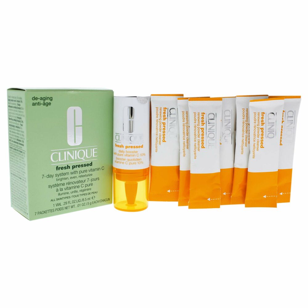 Kosmetik sæt til kvinder Clinique Fresh Pressed Anti-Age C-vitamin (8 pcs)