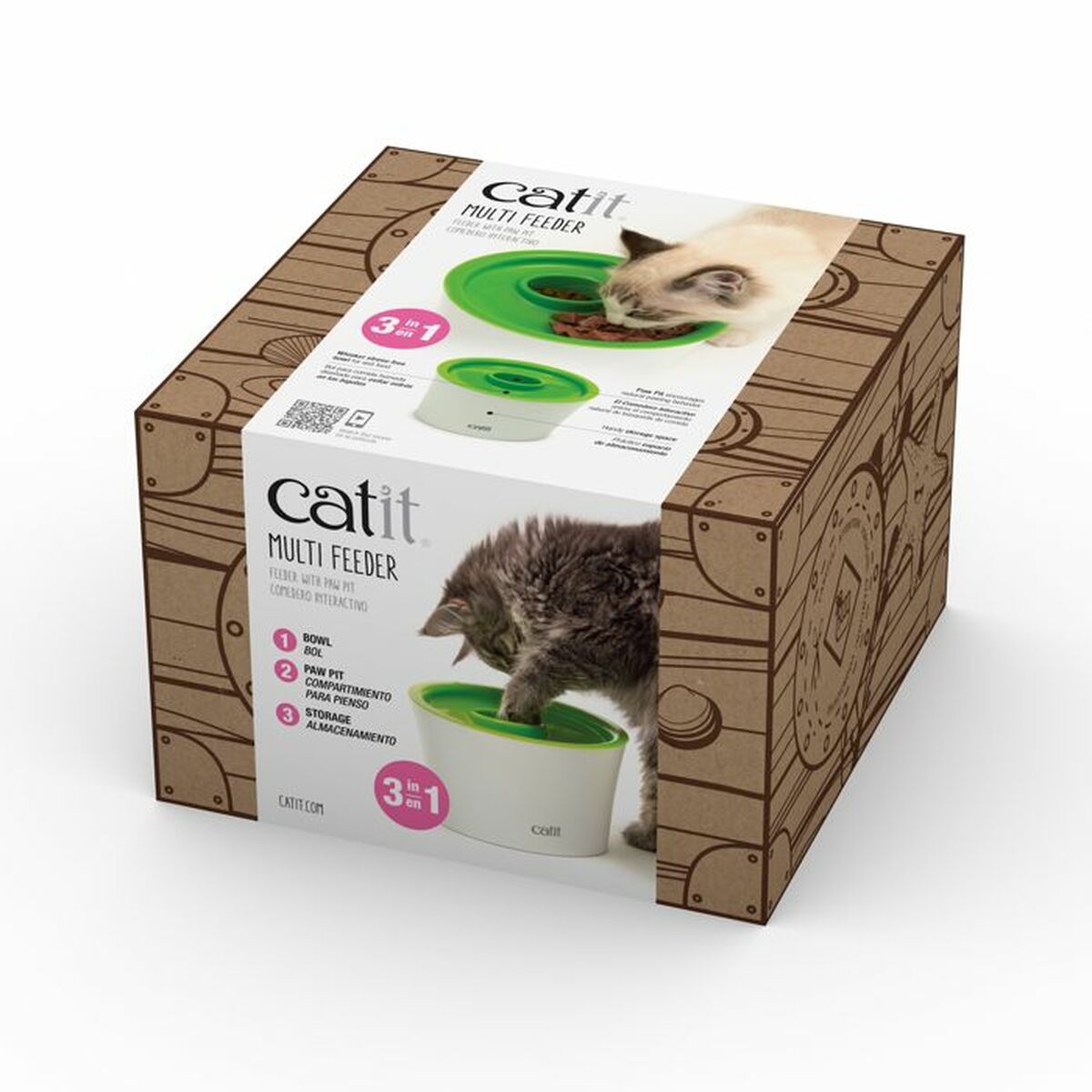 Slow Eating Food Bowl for Pets Catit Senses 2.0 Plastic, view 4