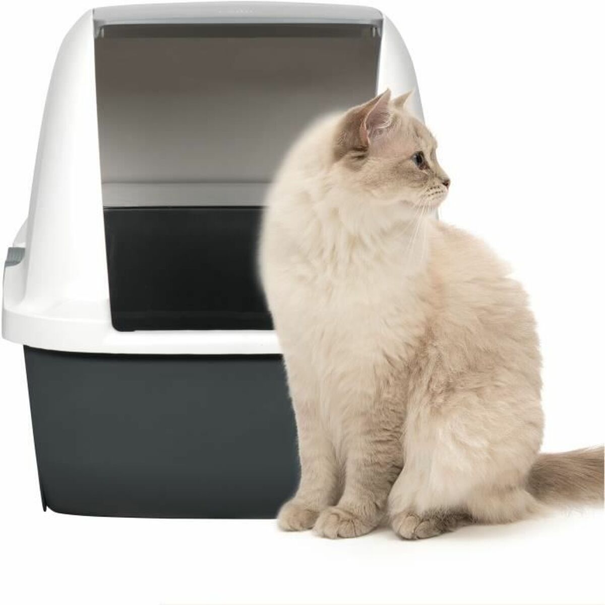 Cat Litter Box Catit Grey Detachable lid, view 3
