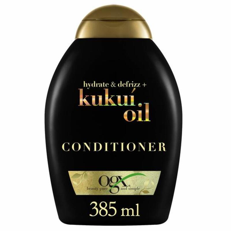 Anti-frizz Conditioner OGX Kukuí Oil (385 ml)