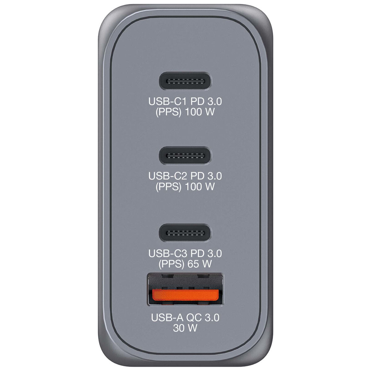 Bild von Wall Charger Verbatim GNC-100 Grey 100 W 35 W