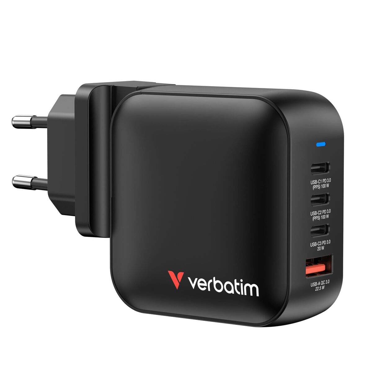 Bild von Wall Charger Verbatim 32231 Black 100 W