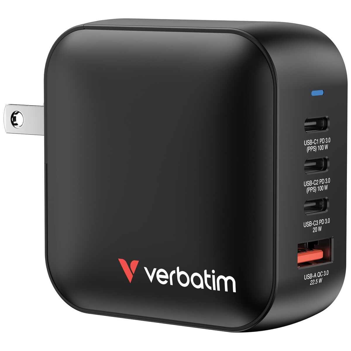 Wall Charger Verbatim 32231 Black 100 W