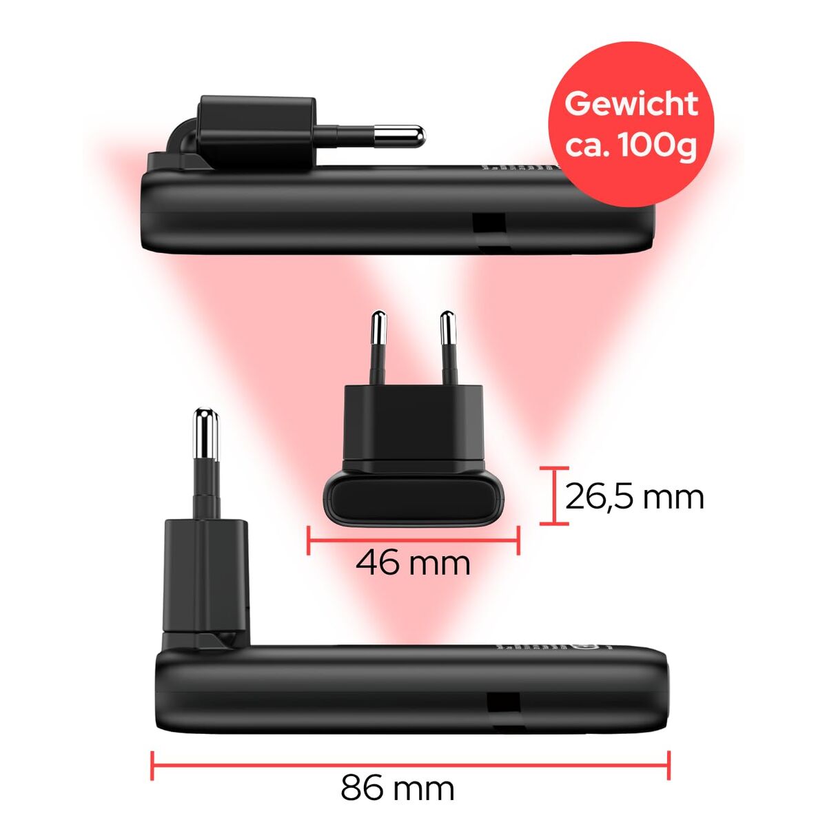 Bild von USB Cable Verbatim 32354 Black 65 W