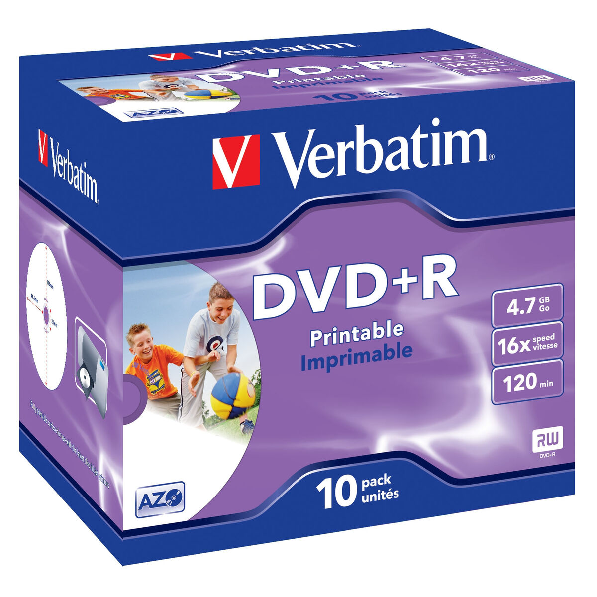 Afbeeldingen van DVD-R Verbatim 43508