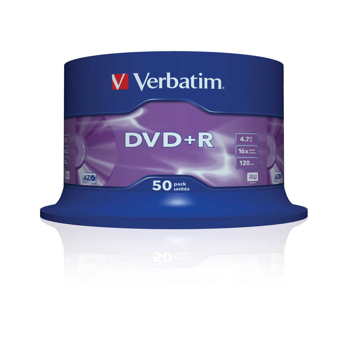 DVD+R Verbatim VB-DPR47S3A 50 Enheder