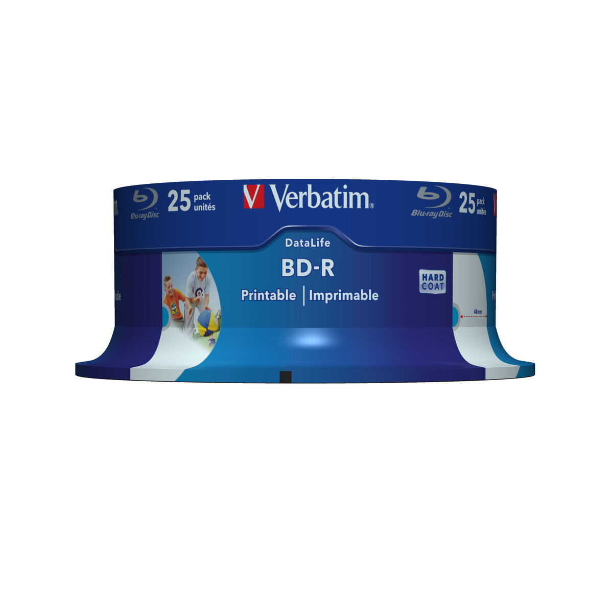 Printbar Blu-Ray BD-R Verbatim 43811 25 enheder