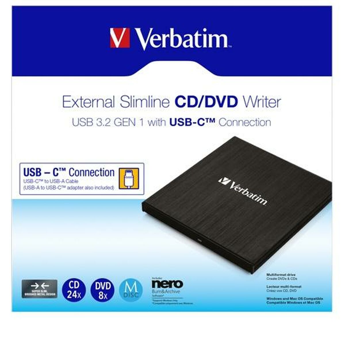 Afbeeldingen van External Recorder Verbatim 43886