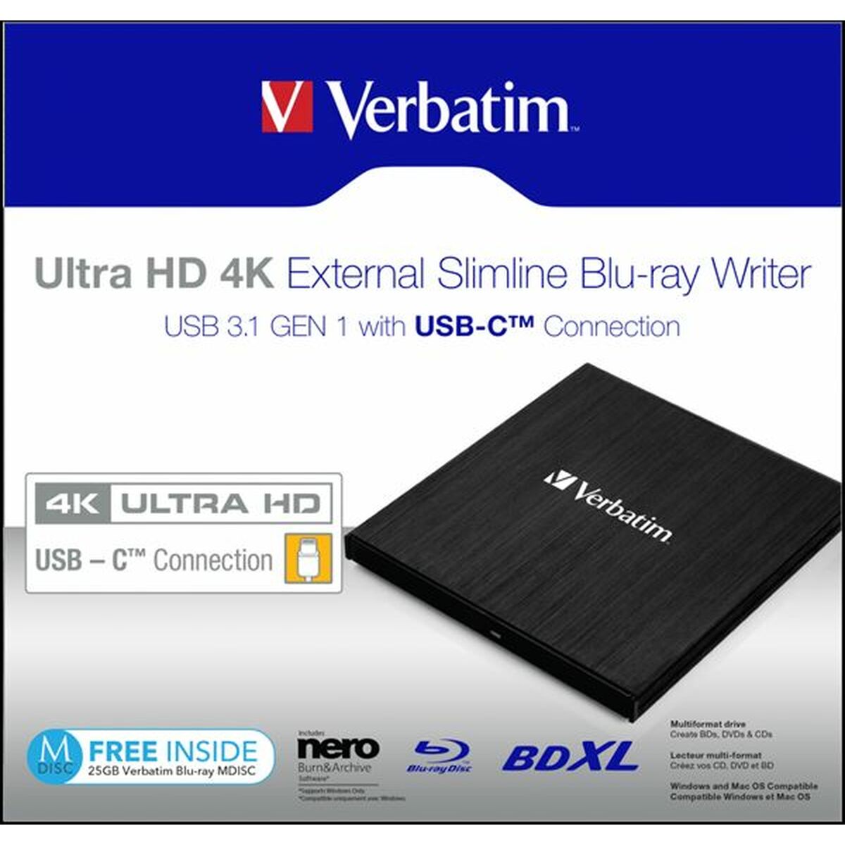 Afbeeldingen van CD/DVD Reader Verbatim 43888