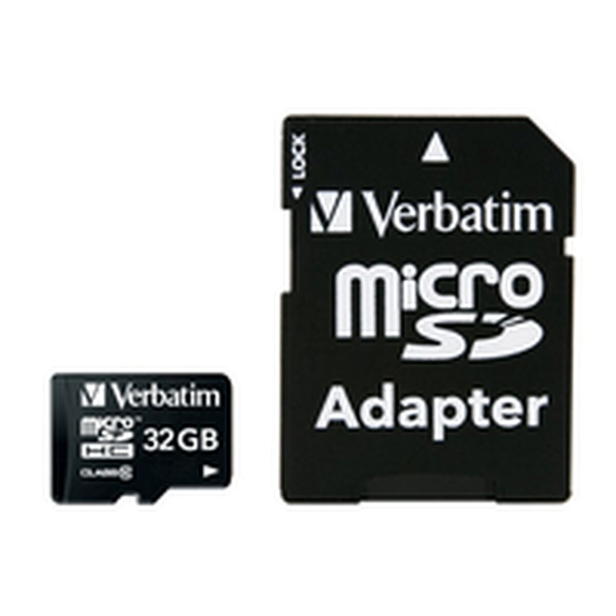 Afbeeldingen van Micro SD Memory Card with Adaptor Verbatim 44082 32 GB