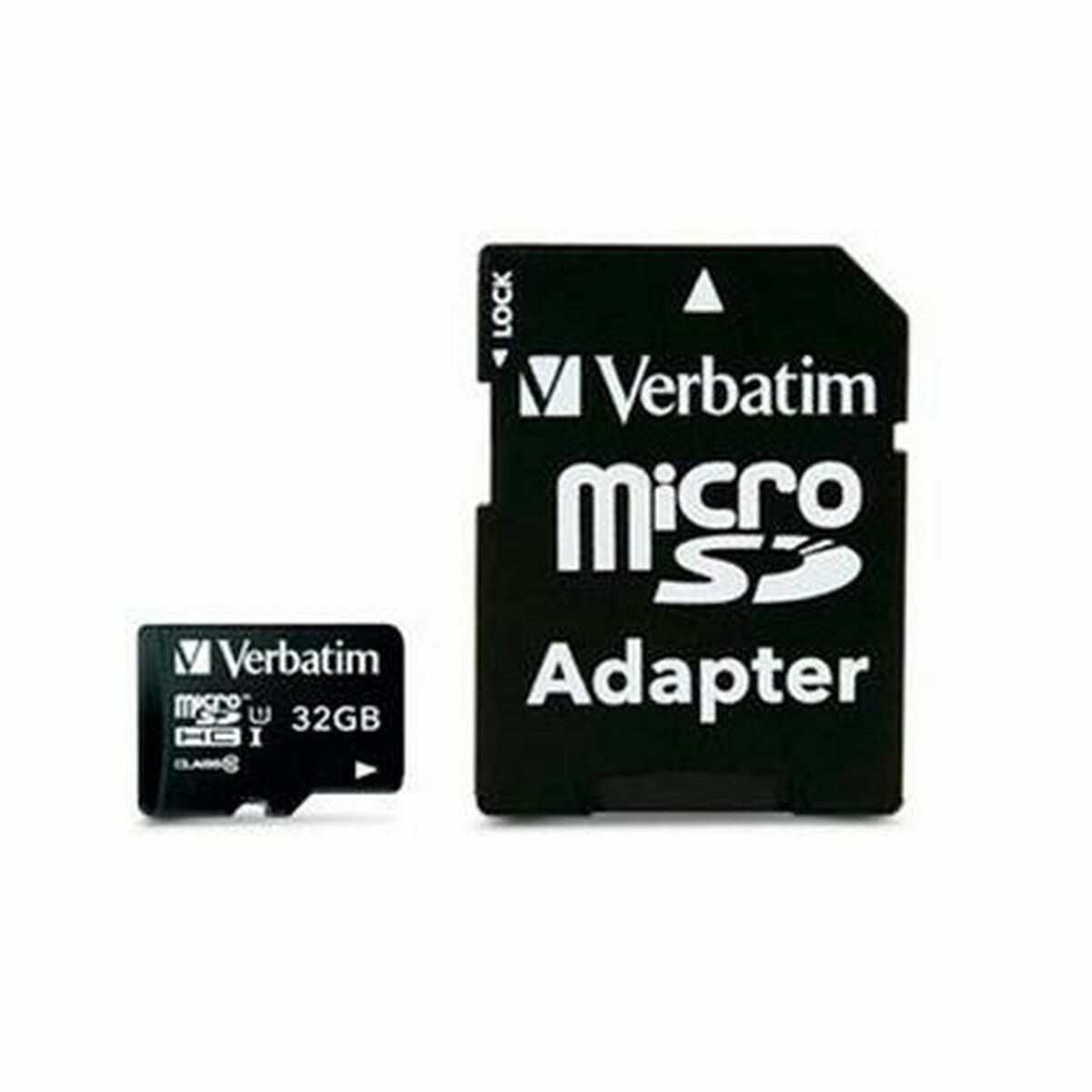 Afbeeldingen van Micro SD Memory Card with Adaptor Verbatim 44082 32 GB