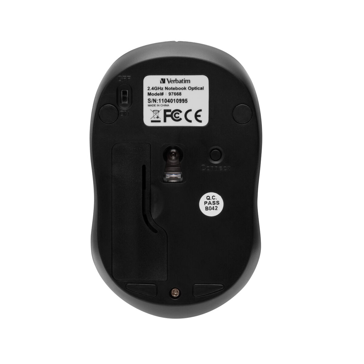 Afbeeldingen van Optical mouse Verbatim GO NANO Orange