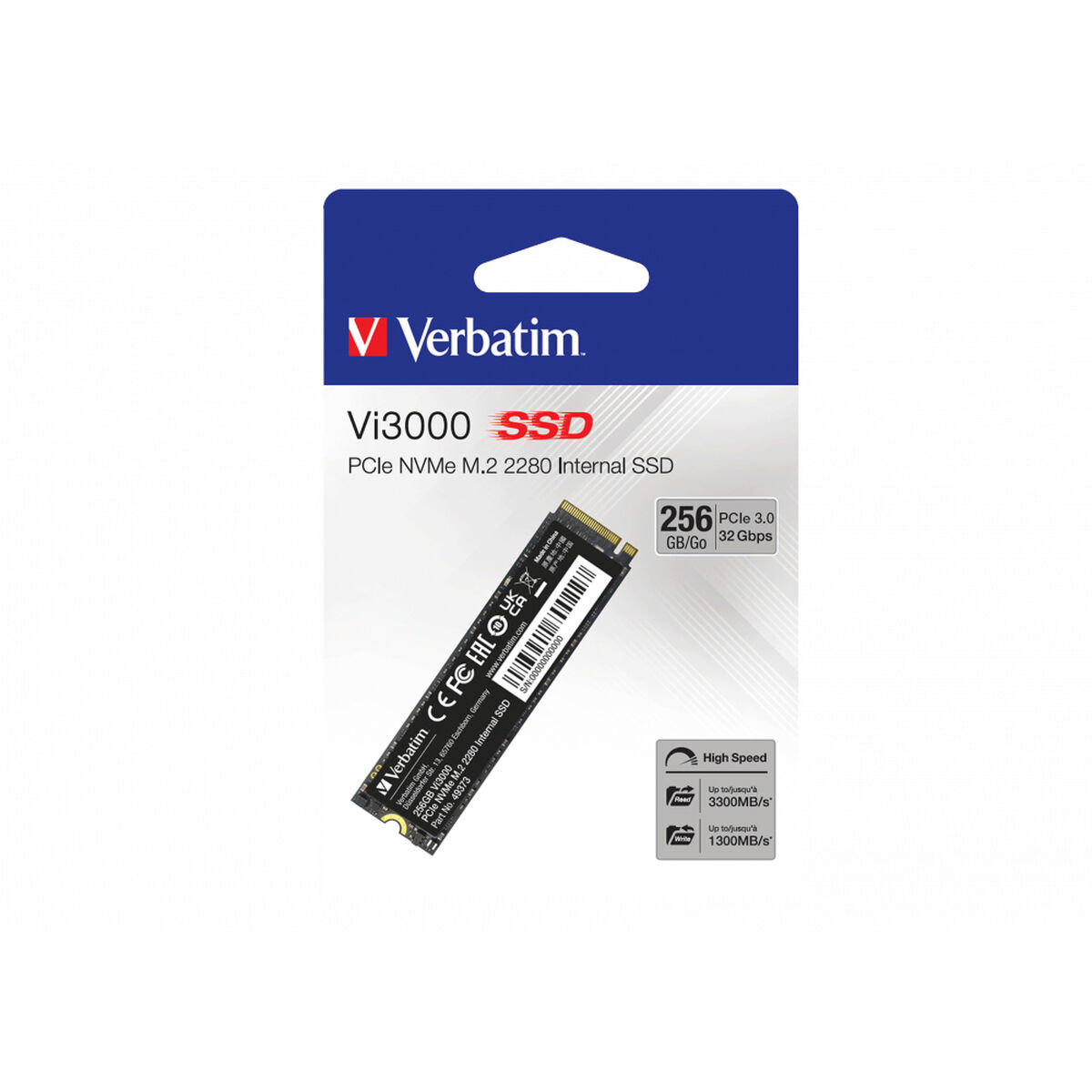 Afbeeldingen van Hard Drive Verbatim VI3000 256 GB SSD