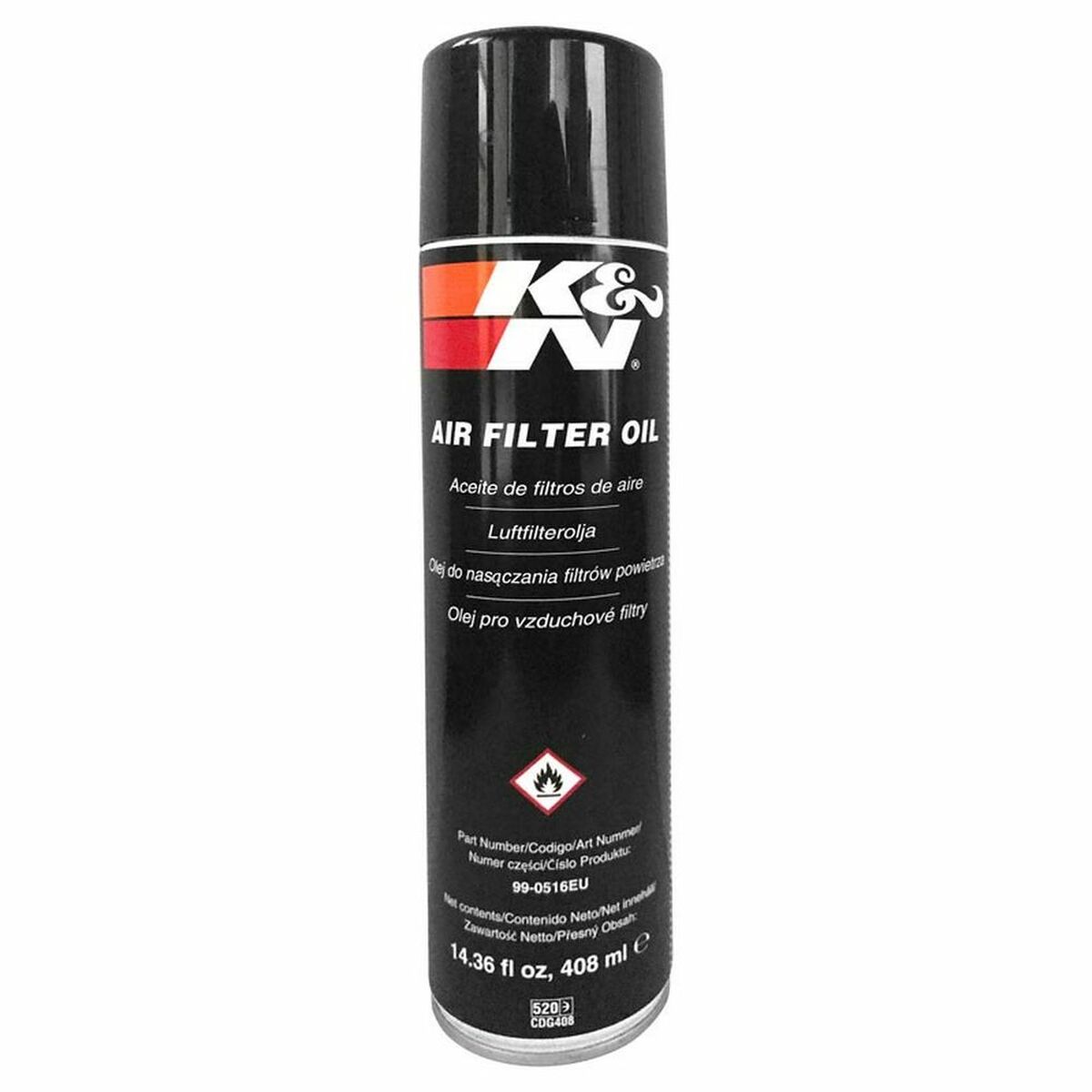 Nettoyeur de filtre à air K&N KN99-0516EU 408 ml Spray