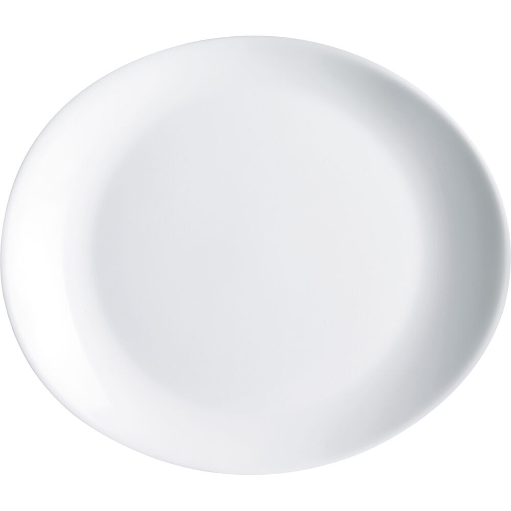Flat plate Luminarc Friend's Time White Glass (30 x 26 cm)