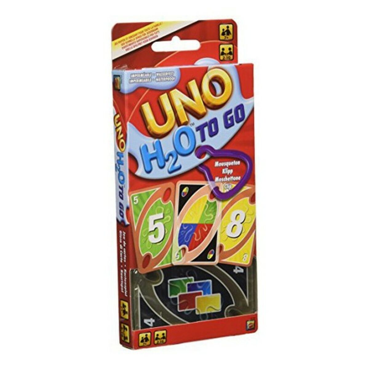 Brætspil Uno H2O To Go Mattel