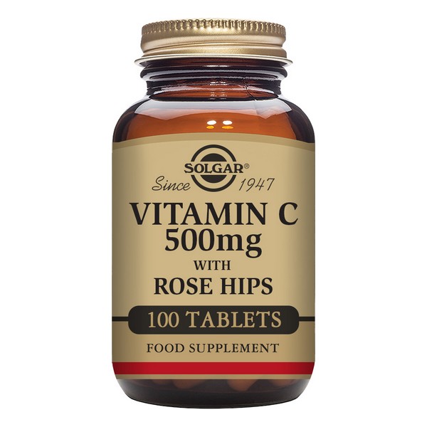 Hyben C-Vitamin med hyben Solgar 500 mg (100 piller)