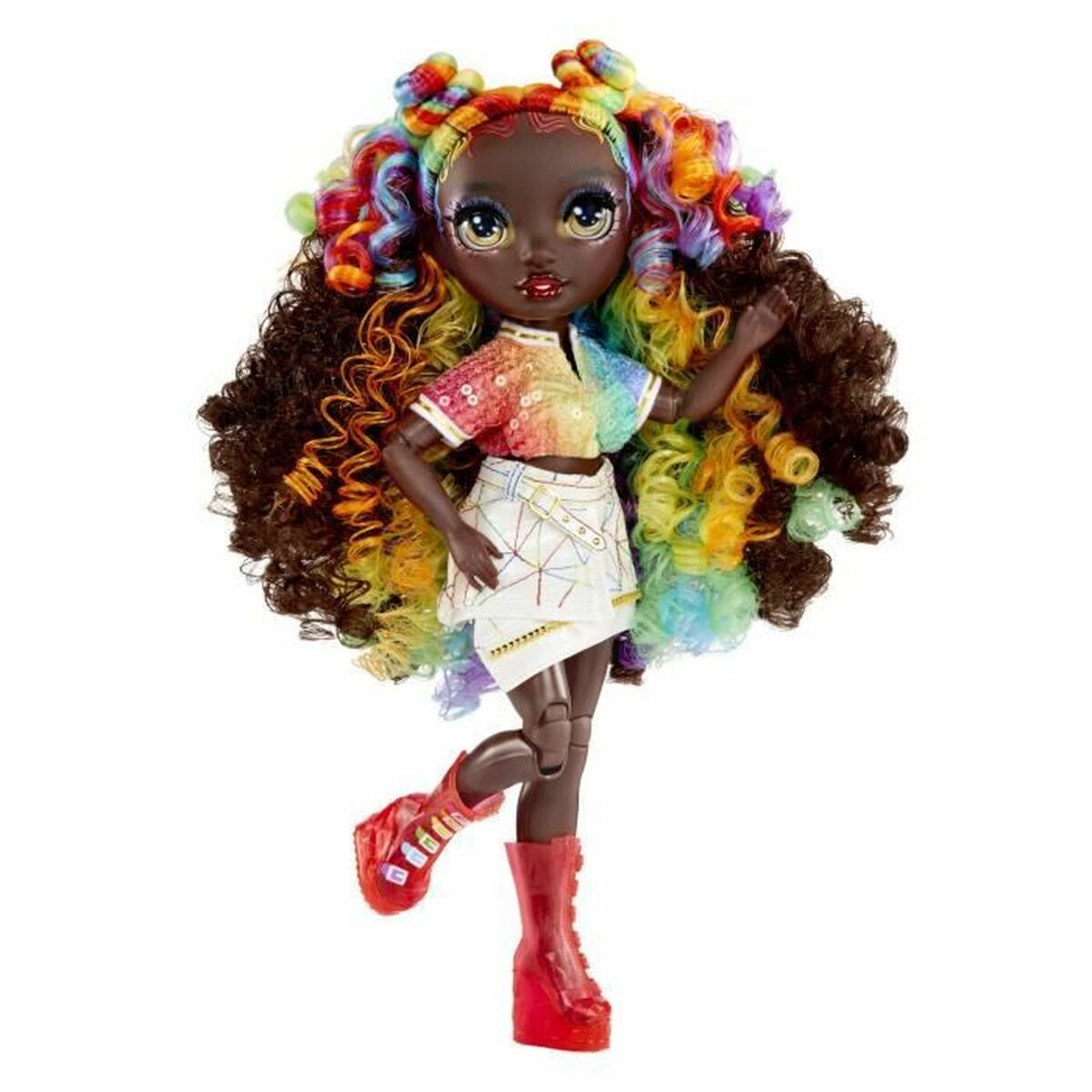 Pop Rainbow High Iris Bow