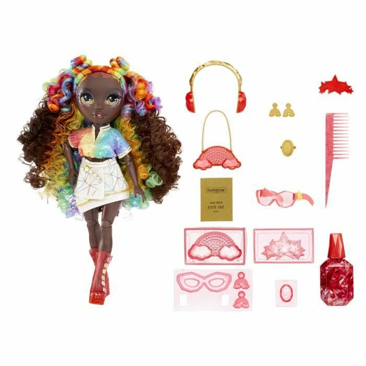 Pop Rainbow High Iris Bow