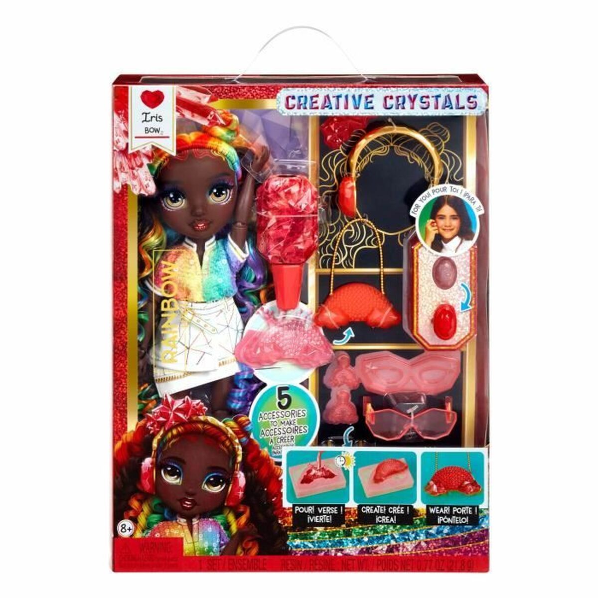 Pop Rainbow High Iris Bow