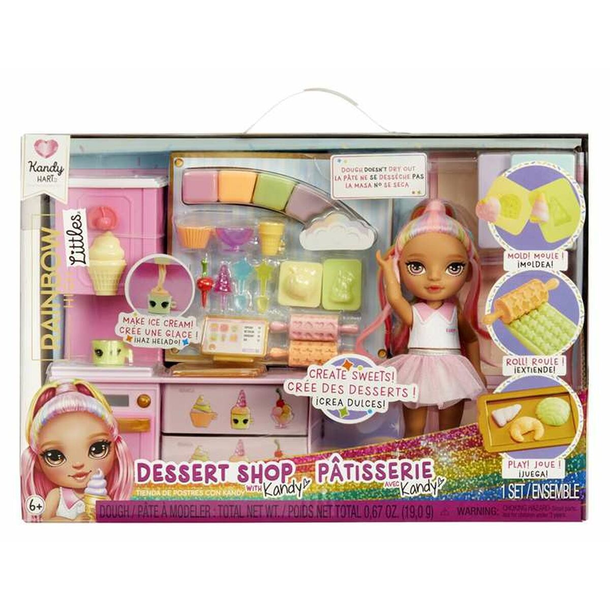 Κούκλα MGA Rainbow High Little Dessert 20,3 x 29,20 x 13,46 cm