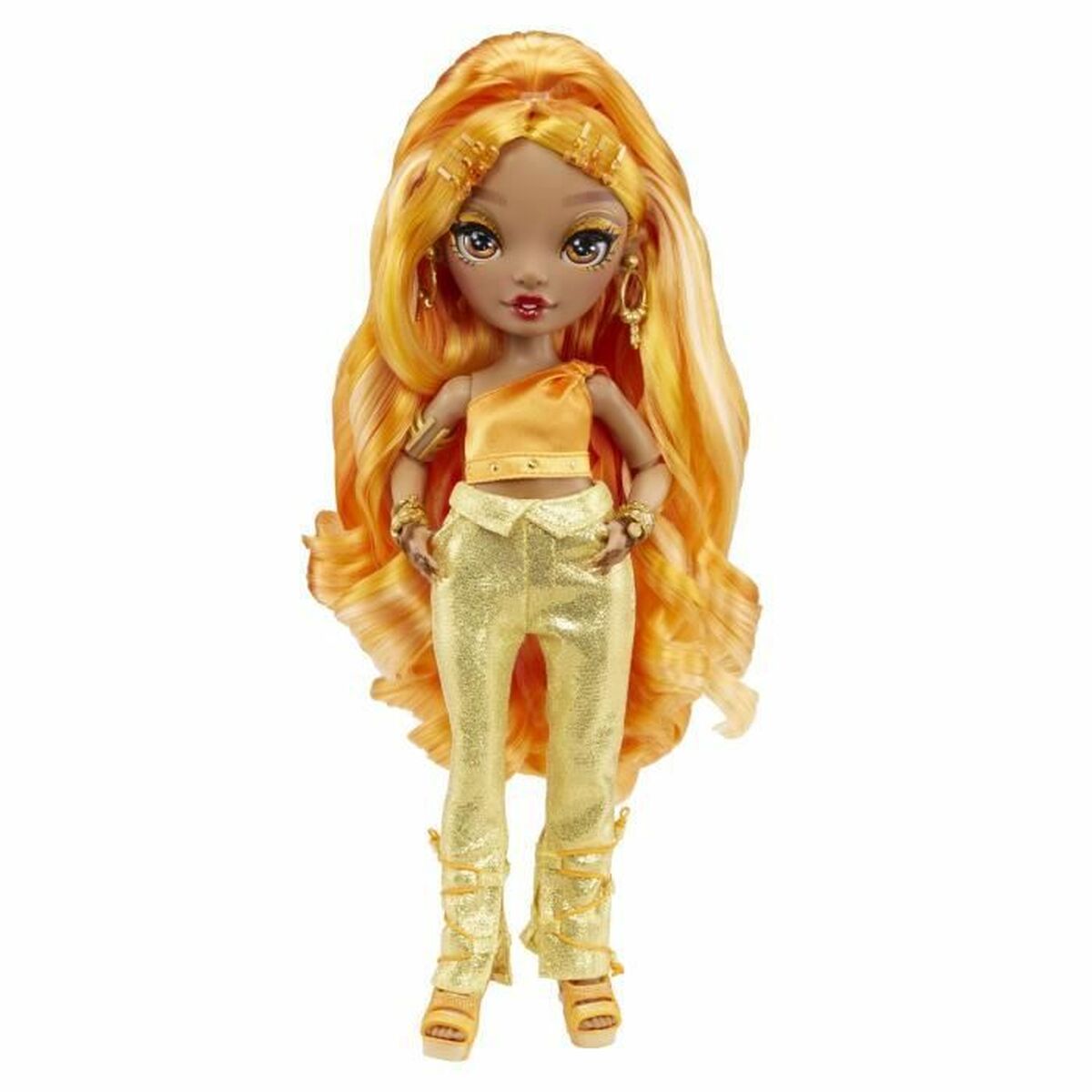 Bébé poupée Rainbow High CORE Fashion Doll- Meena Fleur (Saffron) 28 cm
