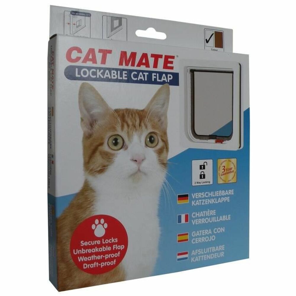 Kattlucka Pet Mate 19,2 x 20 cm Vit
