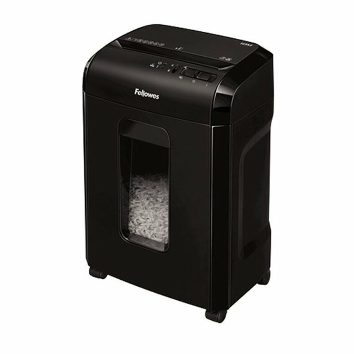 Picture of Micro-Cut Paper Shredder Fellowes Powershred 10M 2 x 12 mm Black