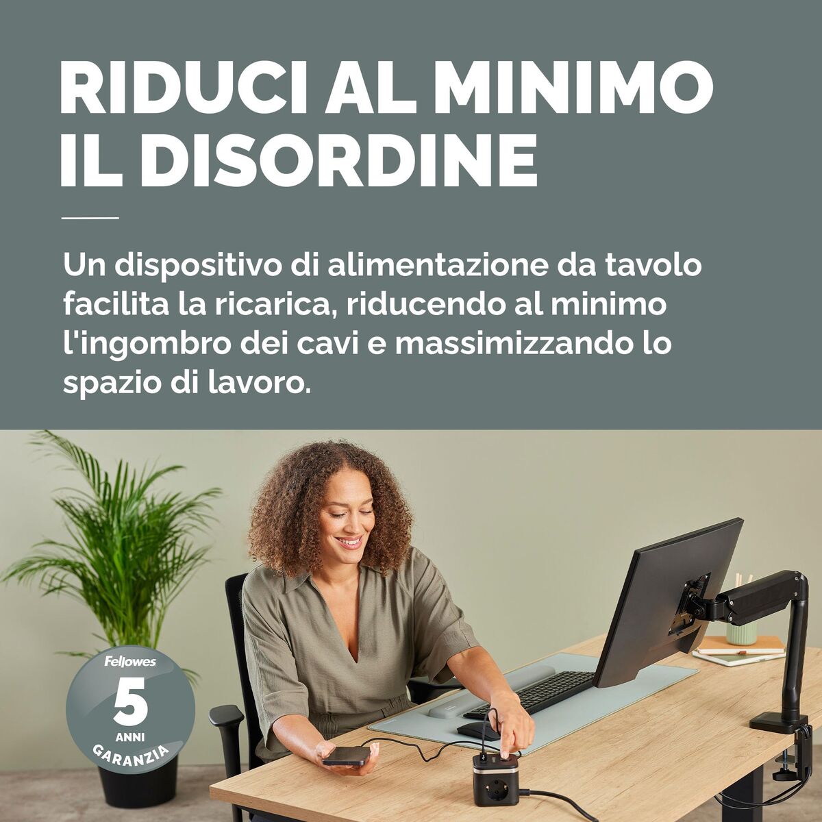 Picture of Circuit board Fellowes 100137168 White (2 m)