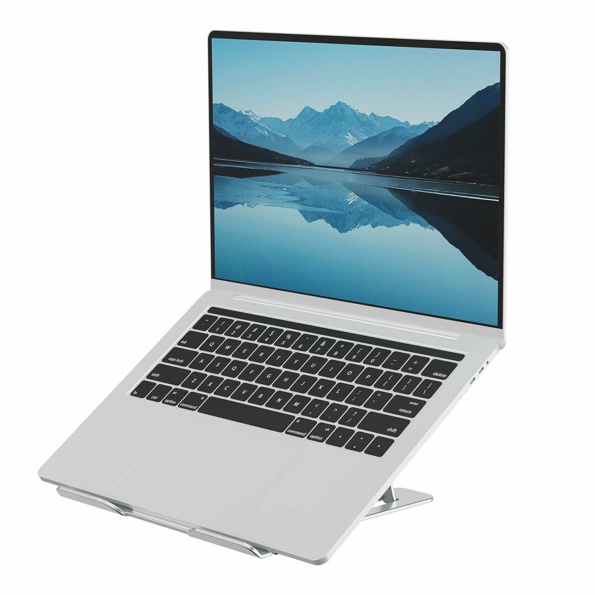 Afbeeldingen van Folding and Adjustable Laptop Stand Fellowes Alumia