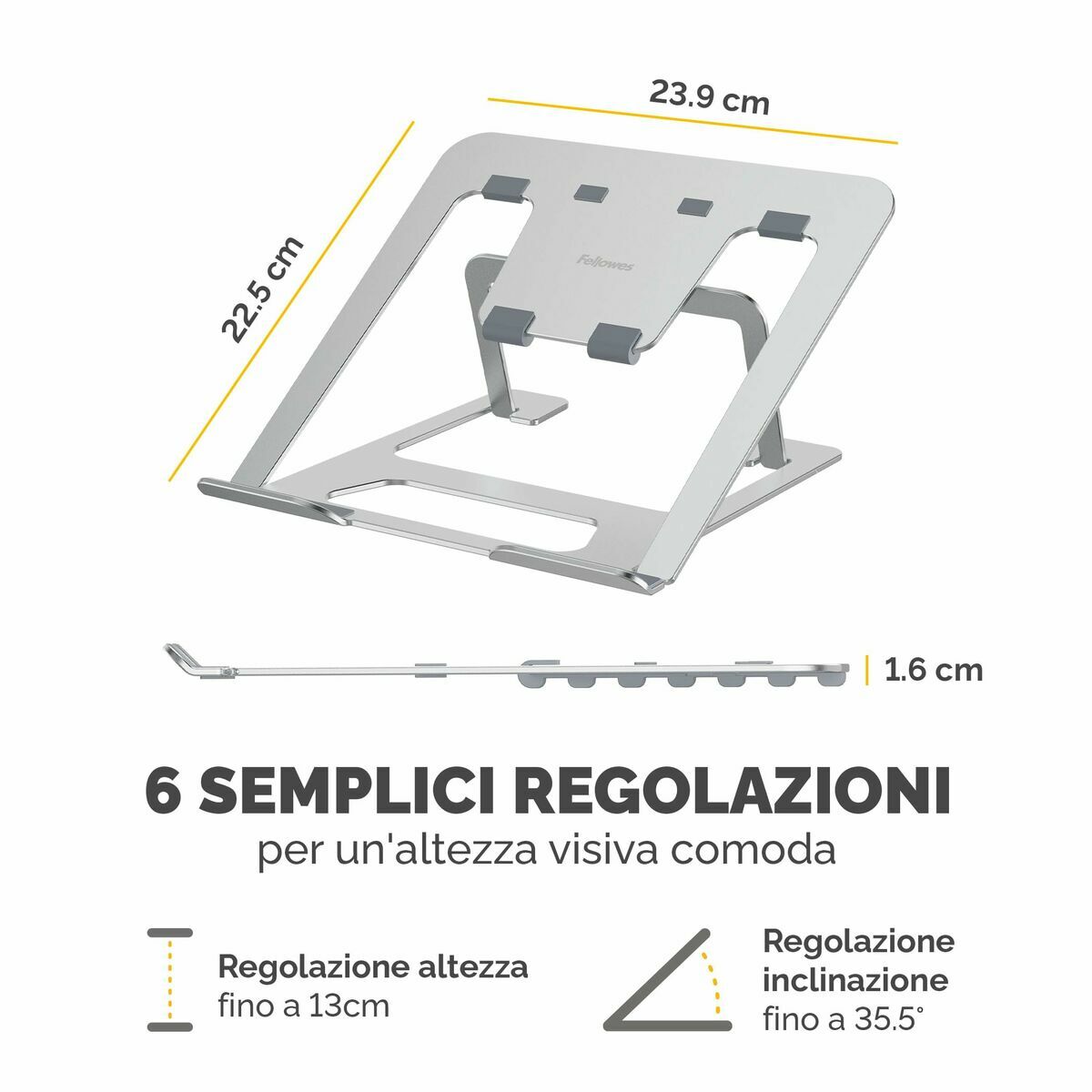 Picture of Cooling Base for a Laptop Fellowes Alumia 100138867