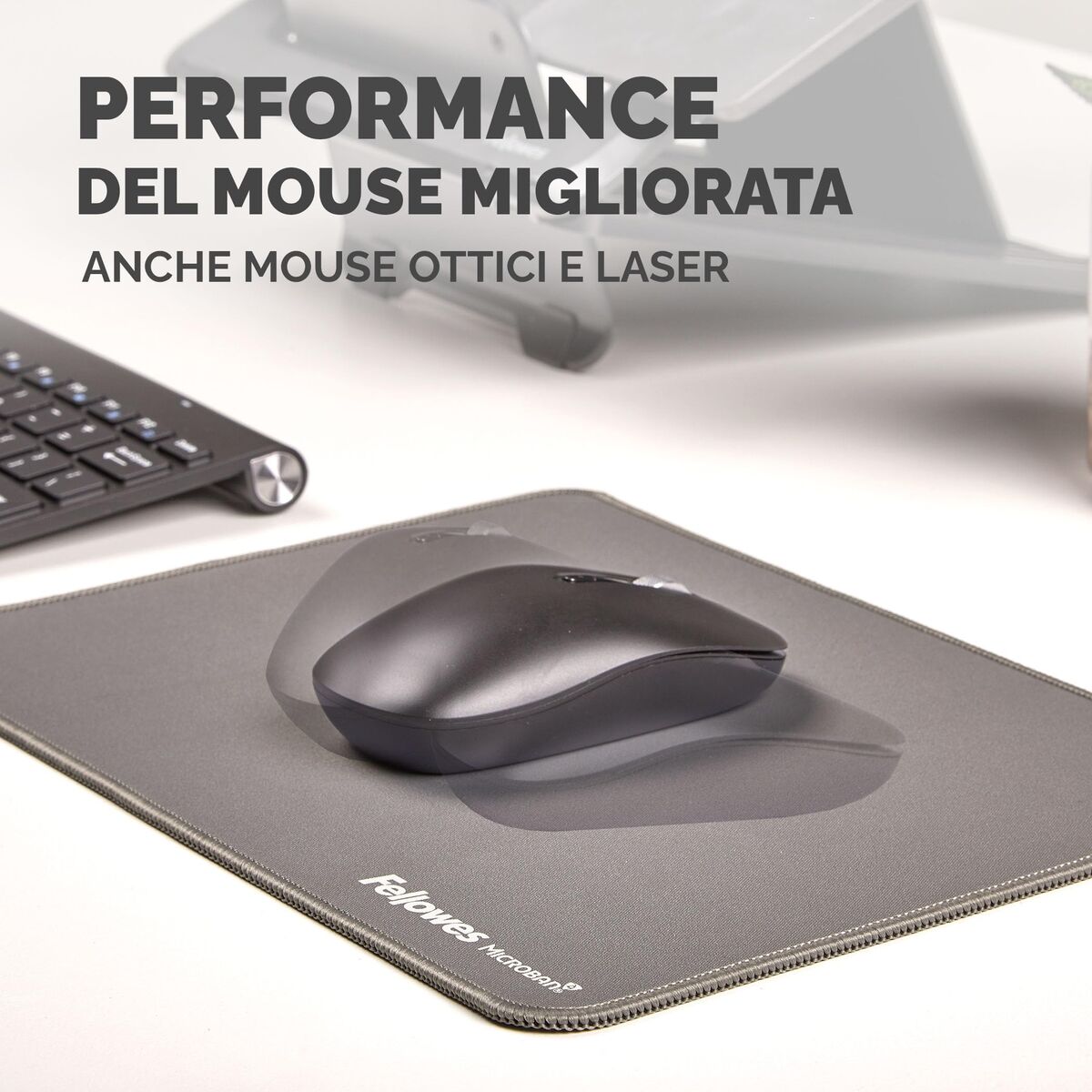 Image de Mouse Mat Fellowes 100139316 Grey
