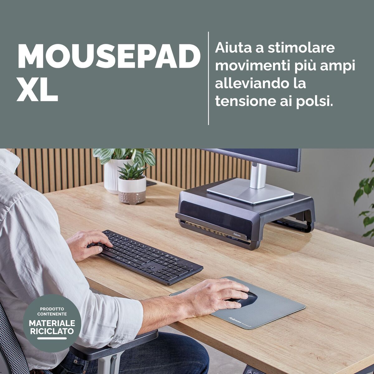 Image de Mouse Mat Fellowes 100139317 Blue