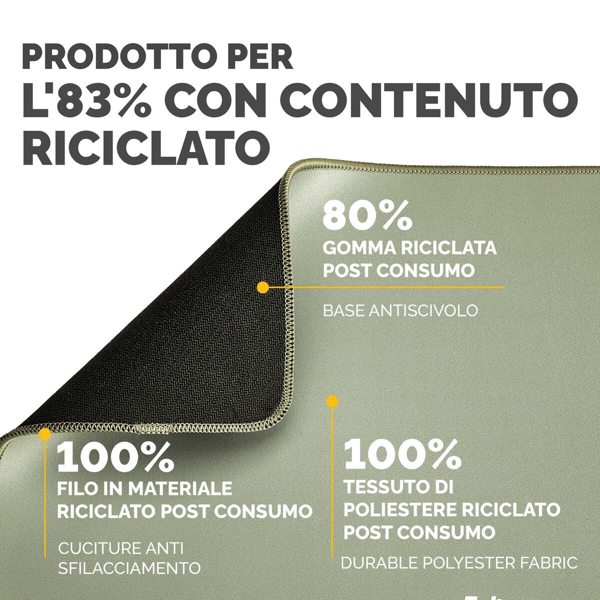 Image de Mouse Mat Fellowes 100139318 Green