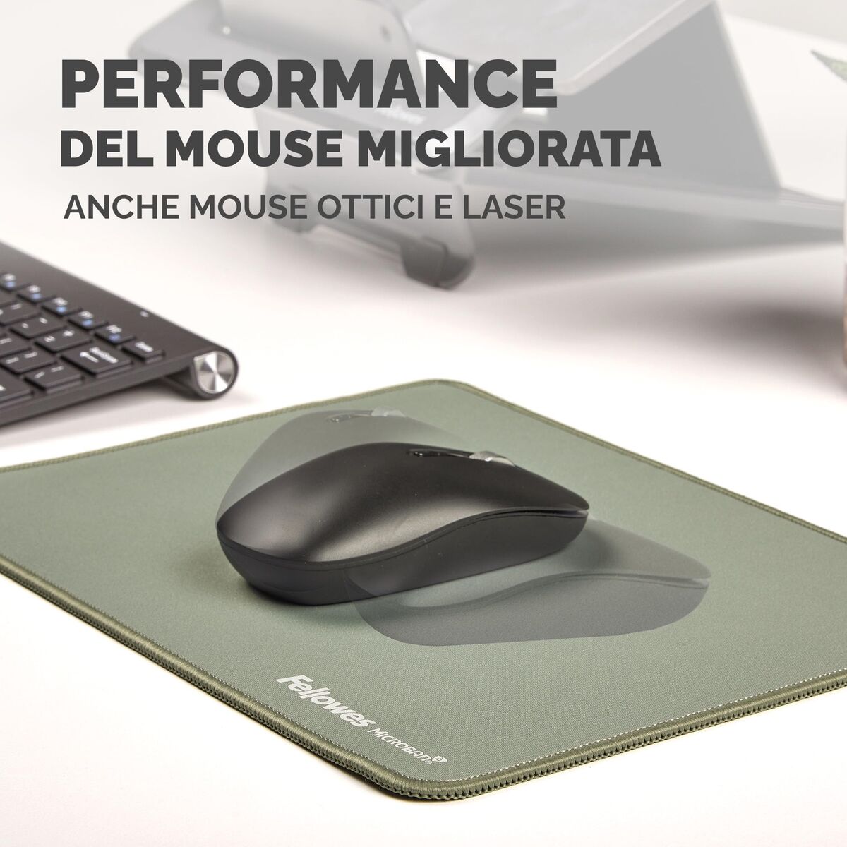 Image de Mouse Mat Fellowes 100139318 Green