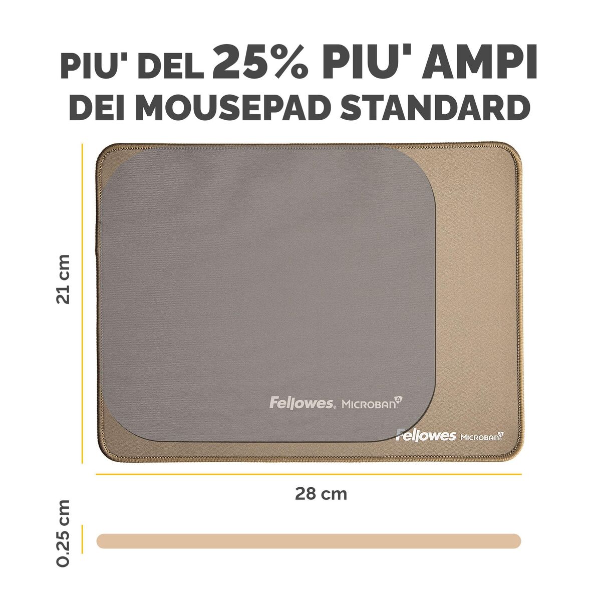 Image de Mouse Mat Fellowes 100139319 Beige