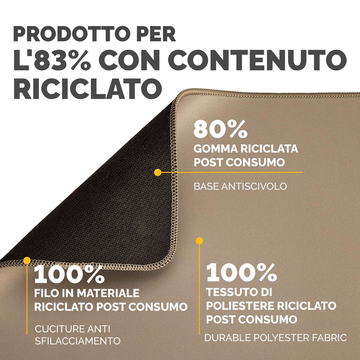 Image de Mouse Mat Fellowes 100139319 Beige