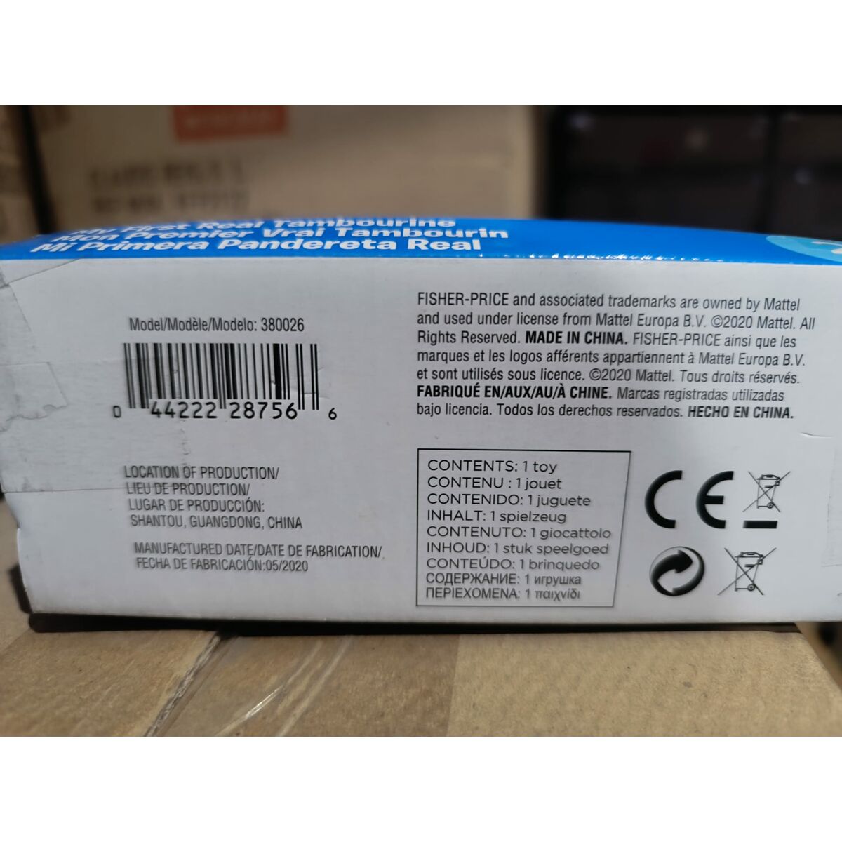 Musical Toy Fisher-Price Plastic Interactive Tambourine