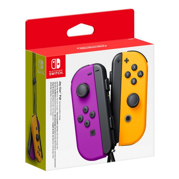 Wireless Gamepad Nintendo Joy-Con Purple Orange