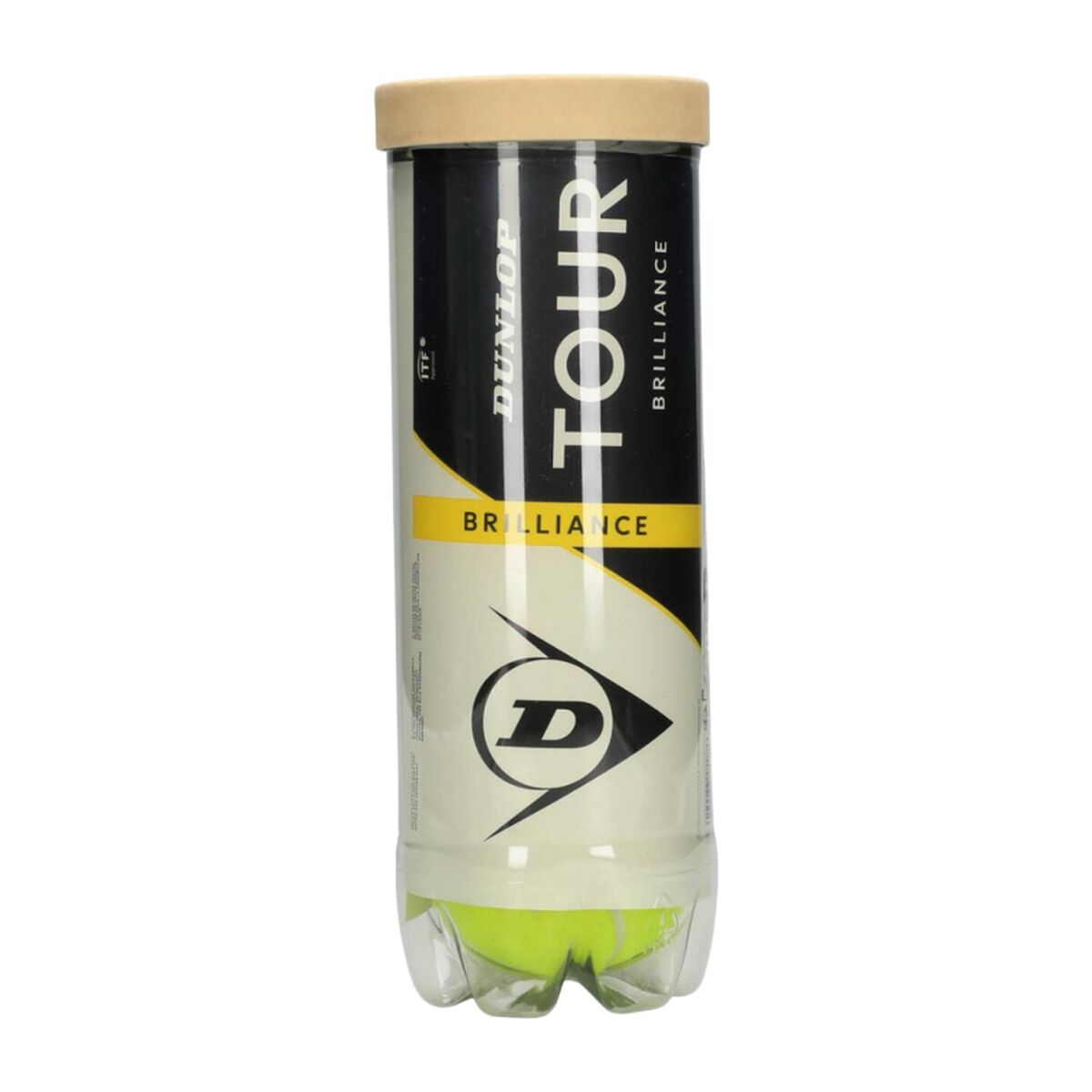 Balles de Tennis Dunlop D TB TOUR BRILLANCE 3 PET 601620 Jaune