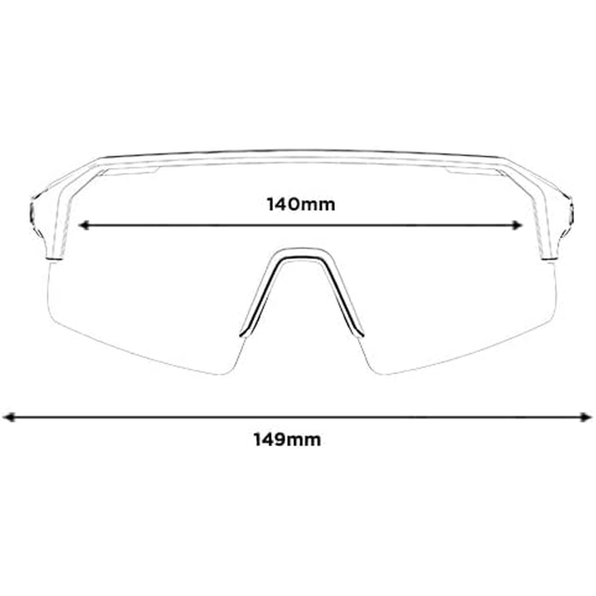 Zonnebril Uniseks Bollé Ø 140 mm